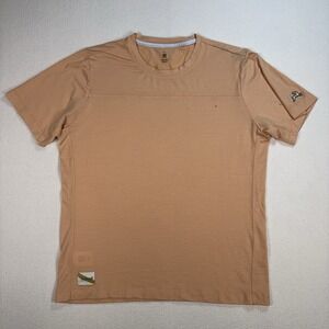 Tracksmith Short Sleeve Tee in Light Tan